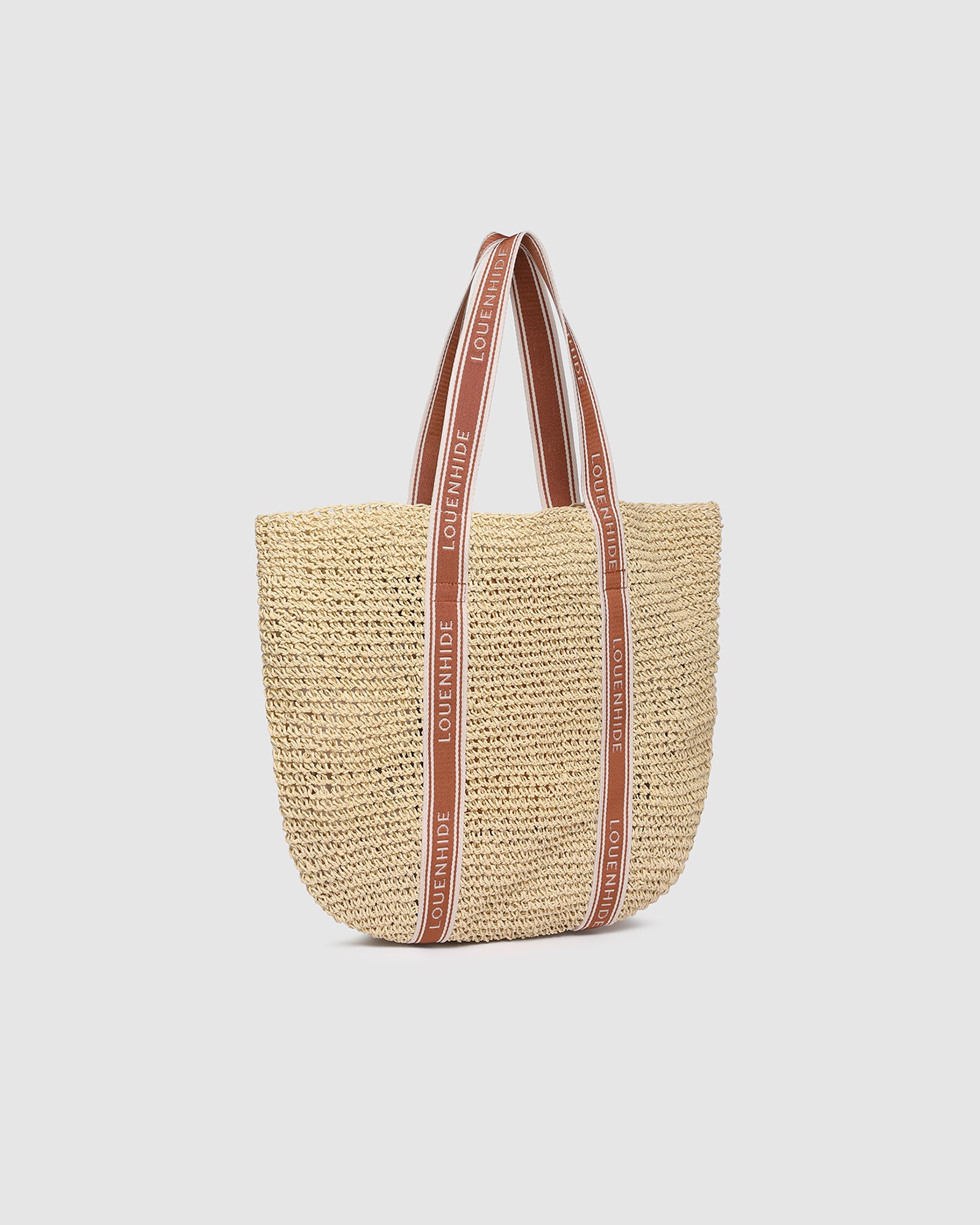 LOUENHIDE BALI BEACH BAG - NATURAL RAFFIA