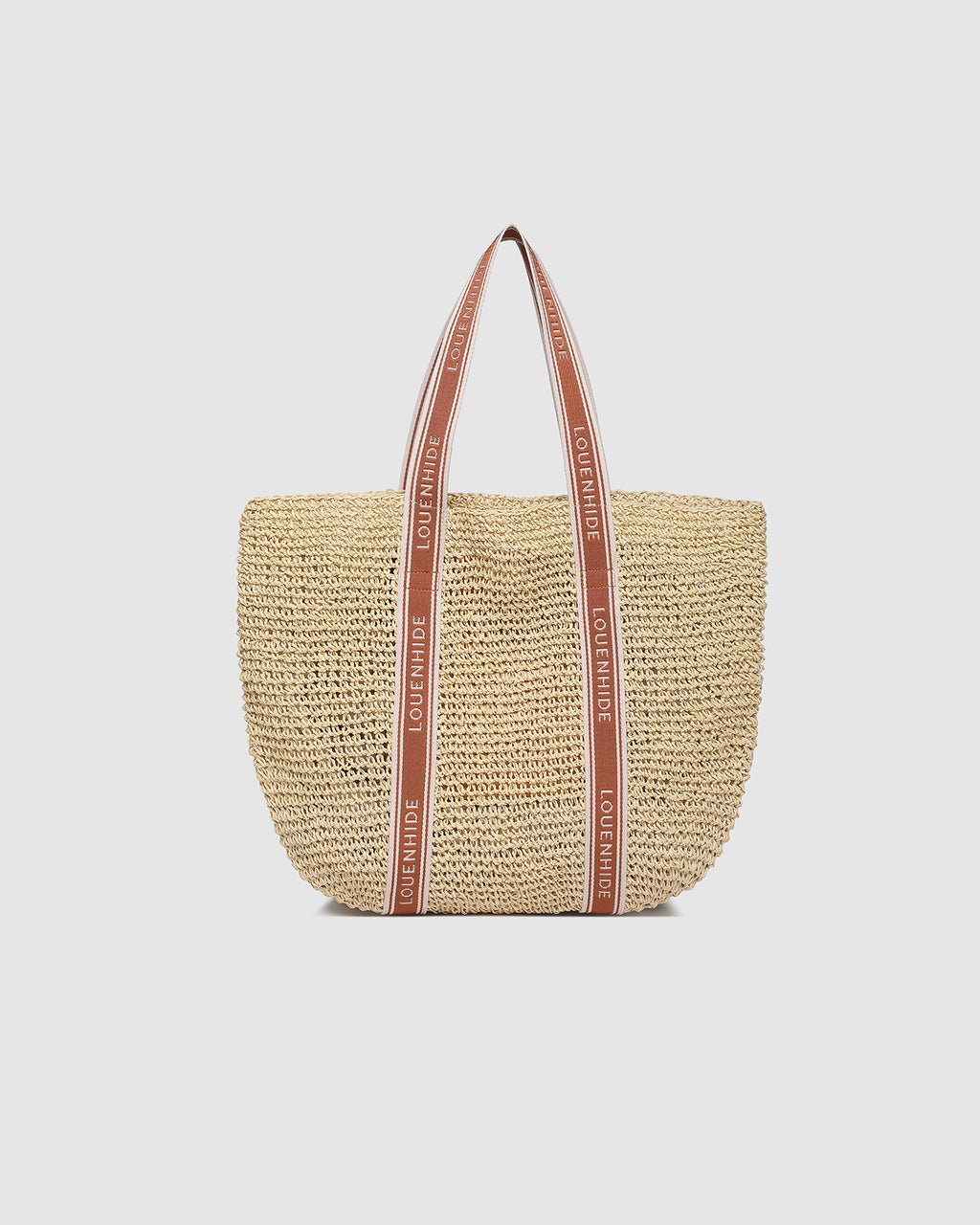 LOUENHIDE BALI BEACH BAG - NATURAL RAFFIA