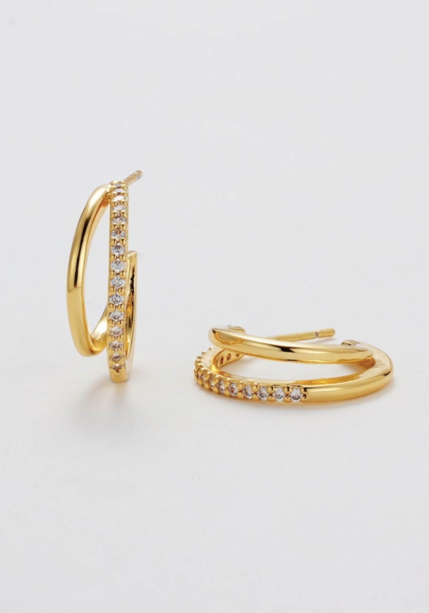 ZAFINO CELESTE HOOP - GOLD