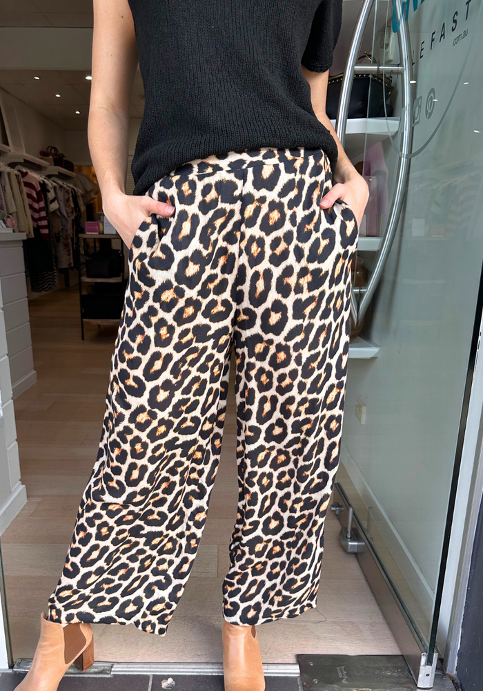 RUBYYAYA LONOLOZI PANT - LEOPARD
