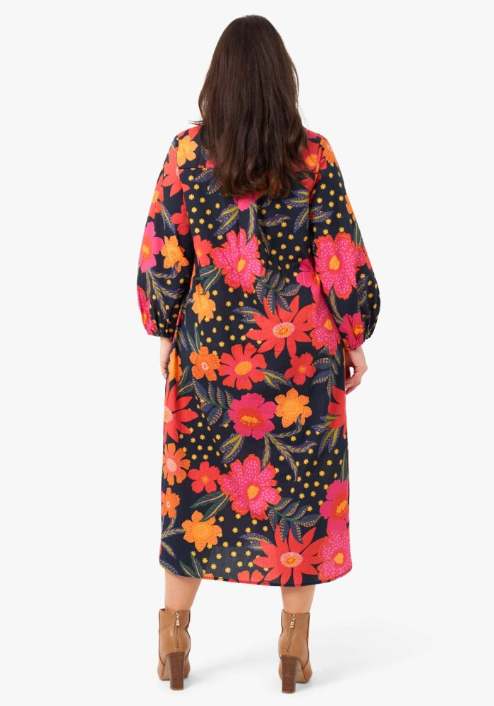 Load image into Gallery viewer, FOWLER SHIRT DRESS - FLORAL PRINT