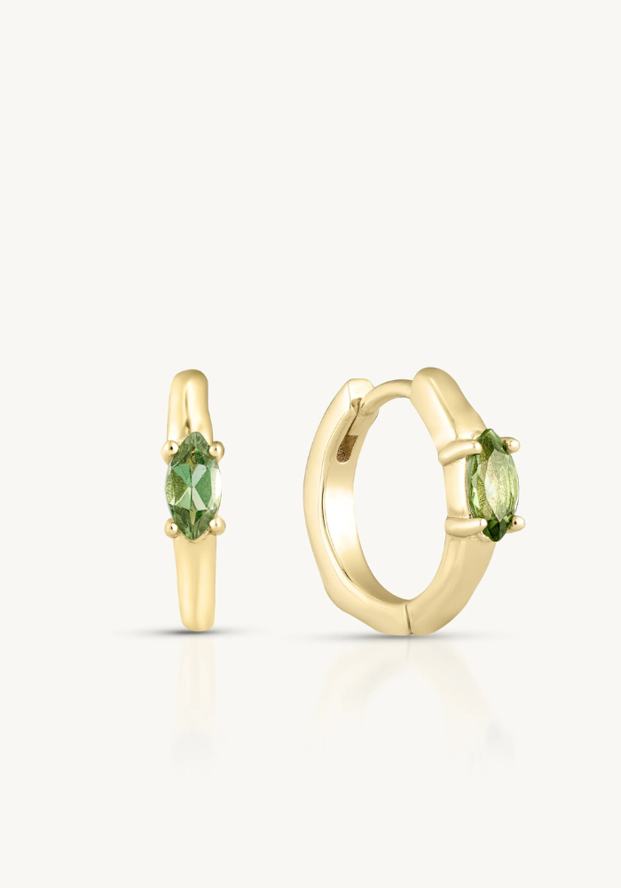 TONI MAY MARQUISE HUGGIES - APATITE/GOLD