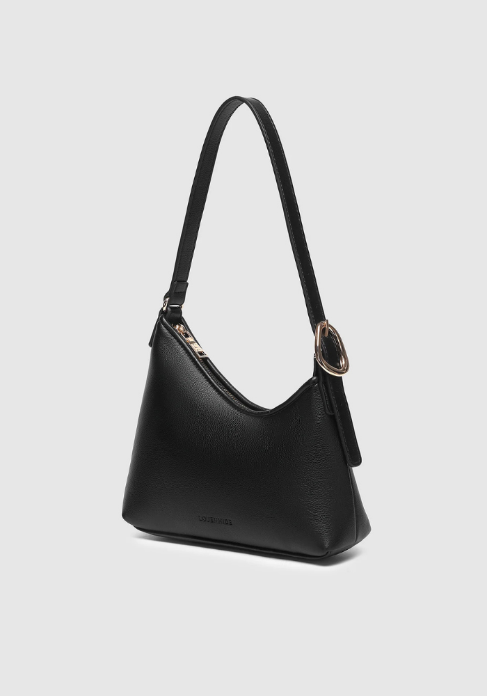 LOUNEHIDE AMELIA SHOULDER BAG - BLACK