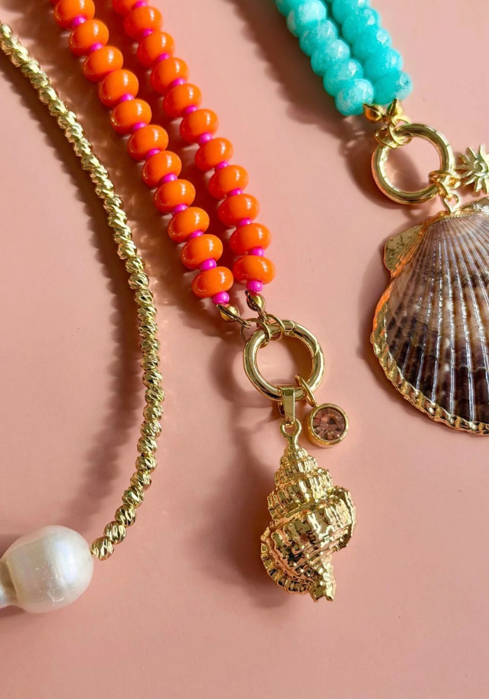 MOSK MELBOURNE ARANCIA MARE NECKLACE - ORANGE