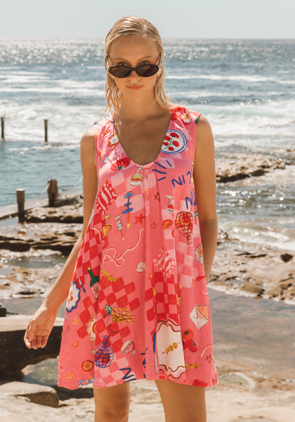 AMORE MINI DRESS - SUMMER PRINT