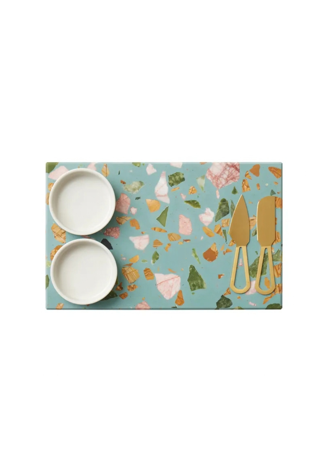 JEWEL 5PC TERRAZZO CERAMIC SET