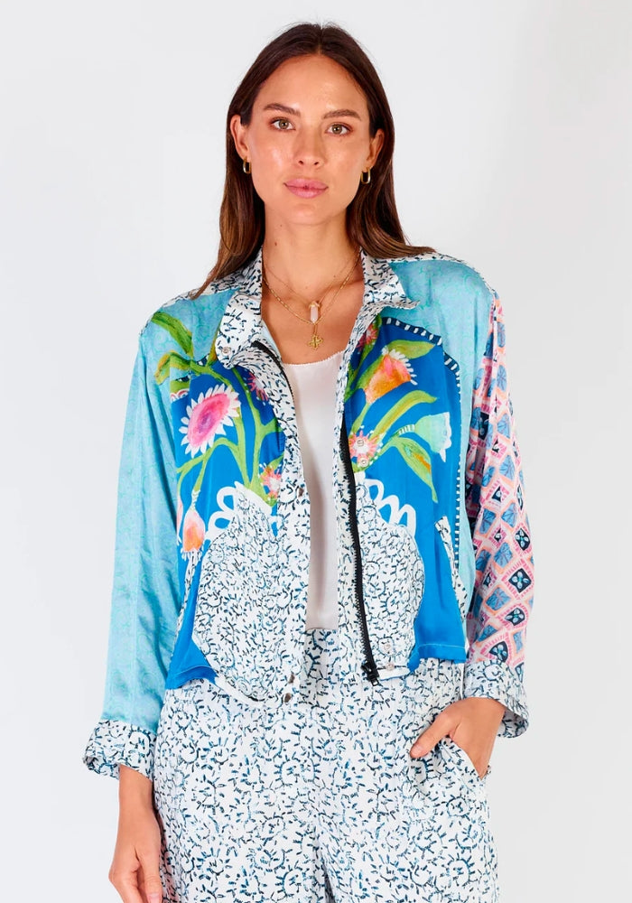 Load image into Gallery viewer, RUBYYAYA FANTINI JACKET - MULTI PRINT