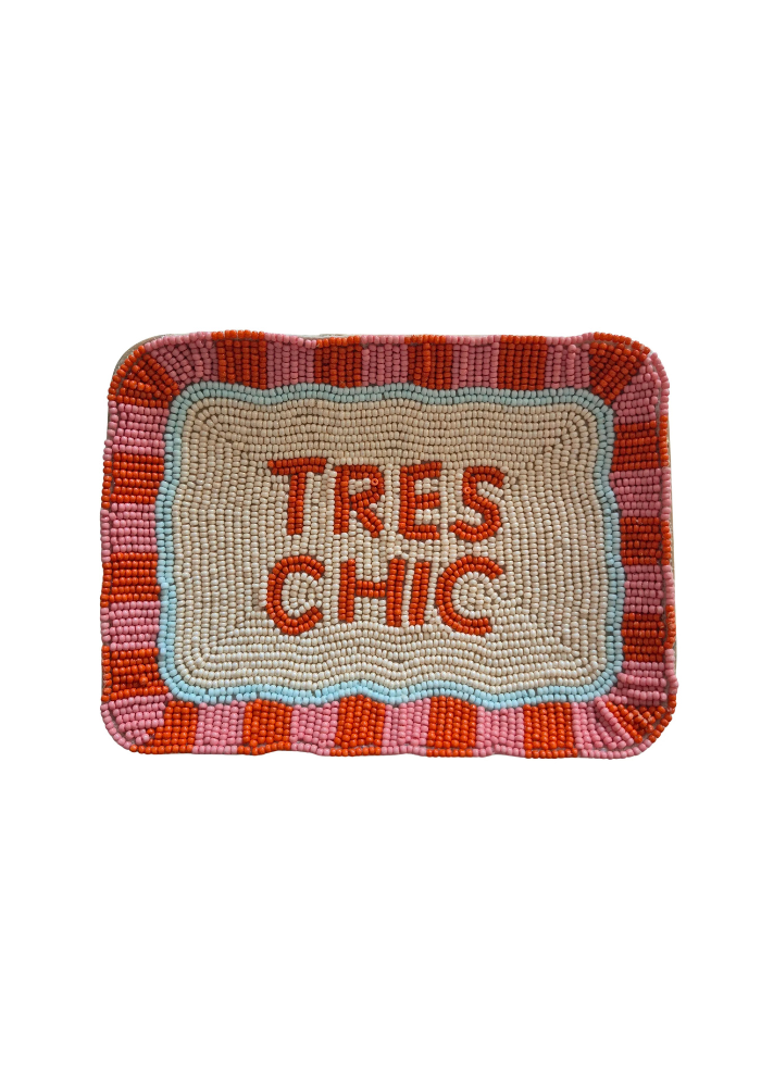 ZODA BEADED TRAY - TRES CHIC
