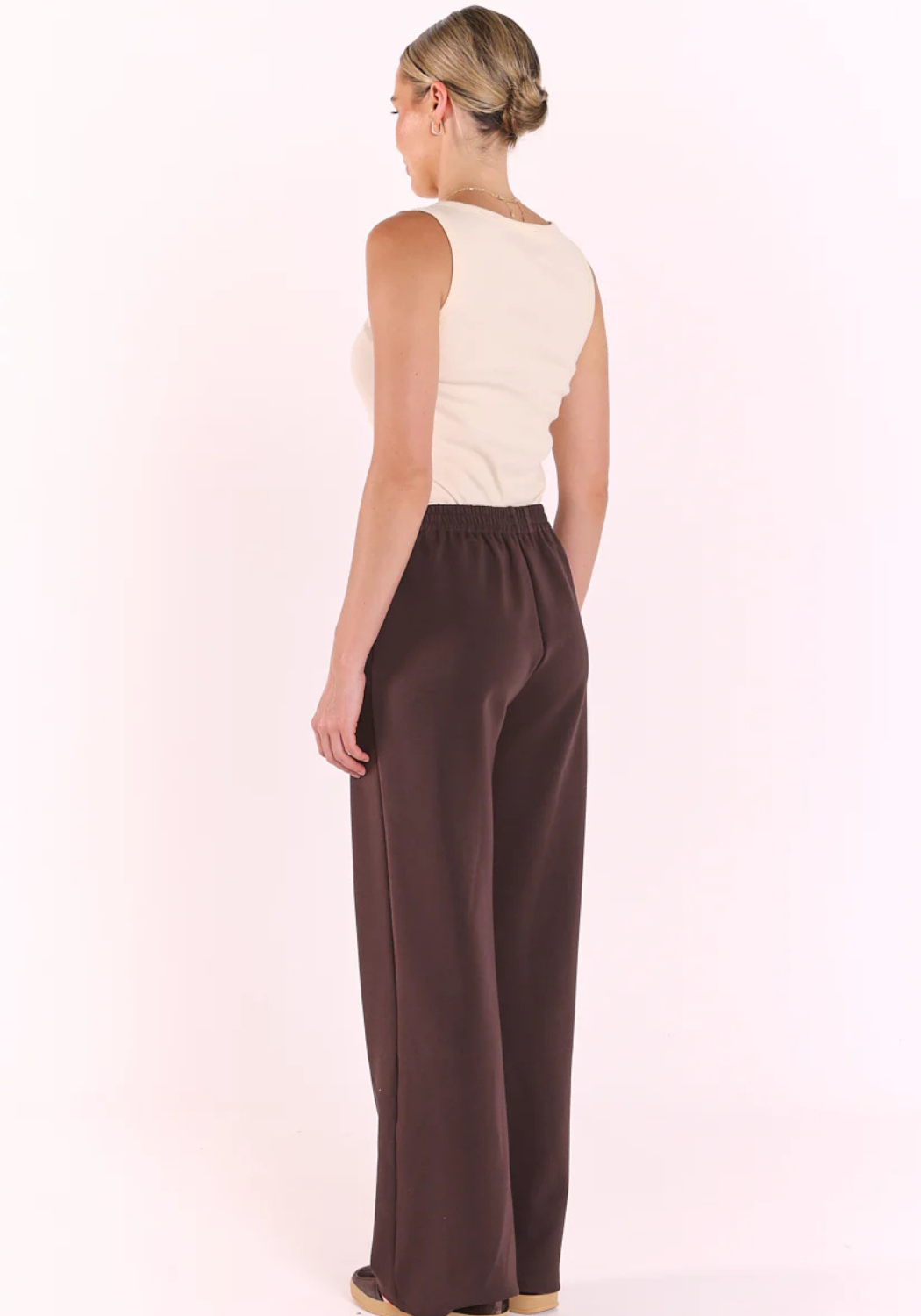 FEATHER + NOISE NOAH FULL LENGTH PANT - DARK CHOCOLATE
