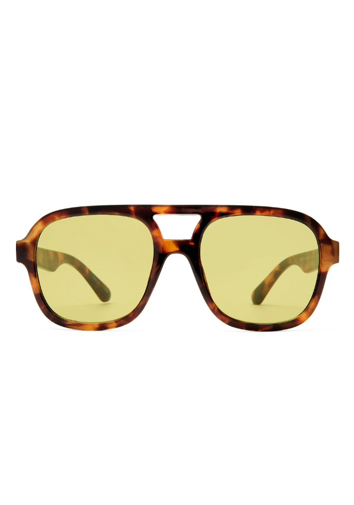 AIRE WIRLPOOL SUNGLASSES - DARK TORT KHAKI TINT