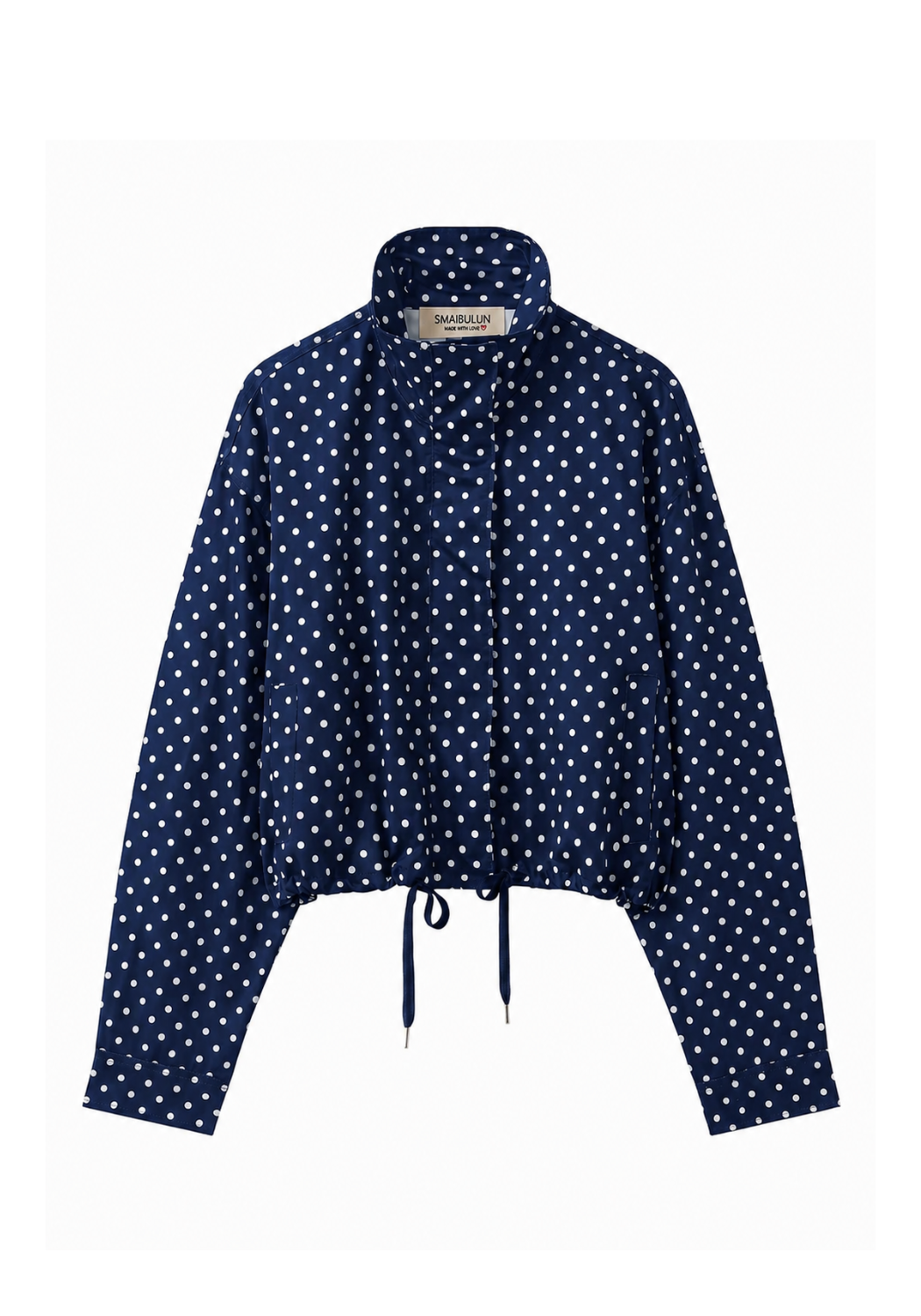 HOLLY WINDBREAKER JACKET - NAVY SPOT