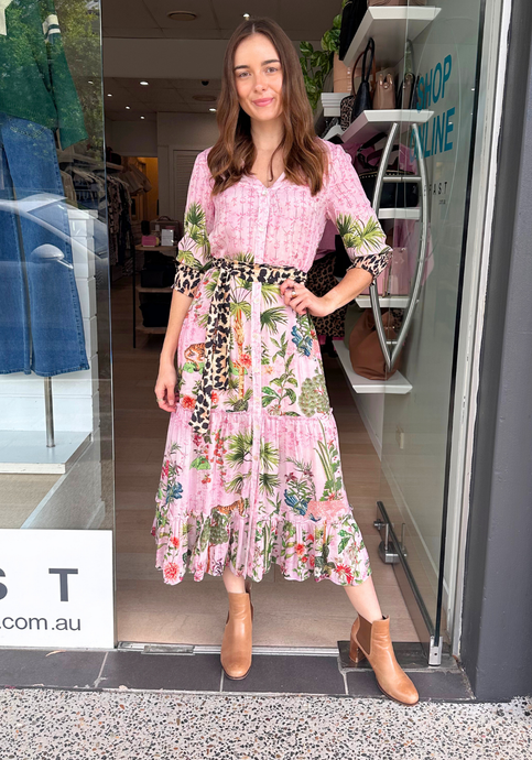 RUBY YAYA NOUVEAU MAXI - PINK PRINT