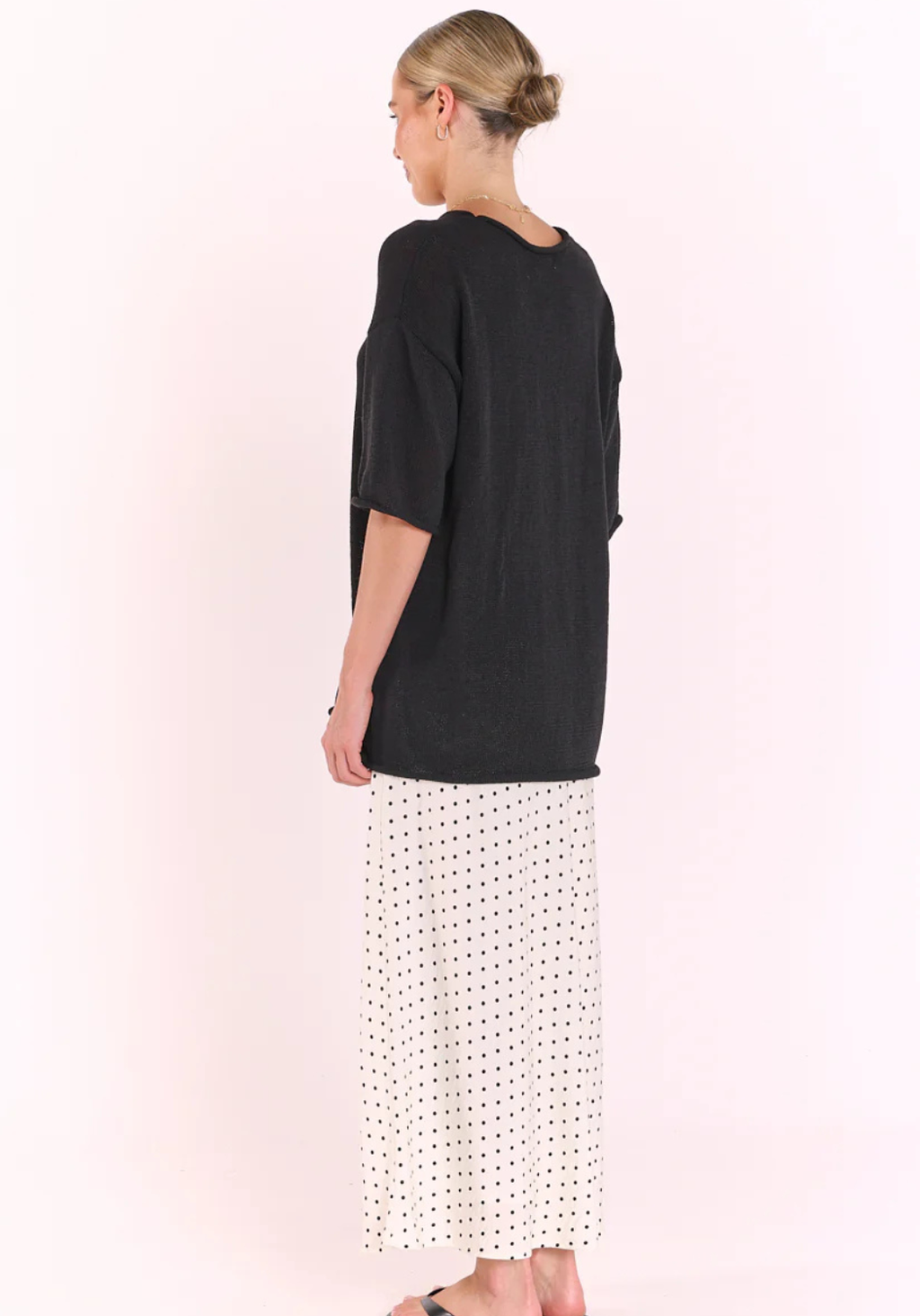 FEATHER + NOISE HARPER SKIRT - BLACK SPOT