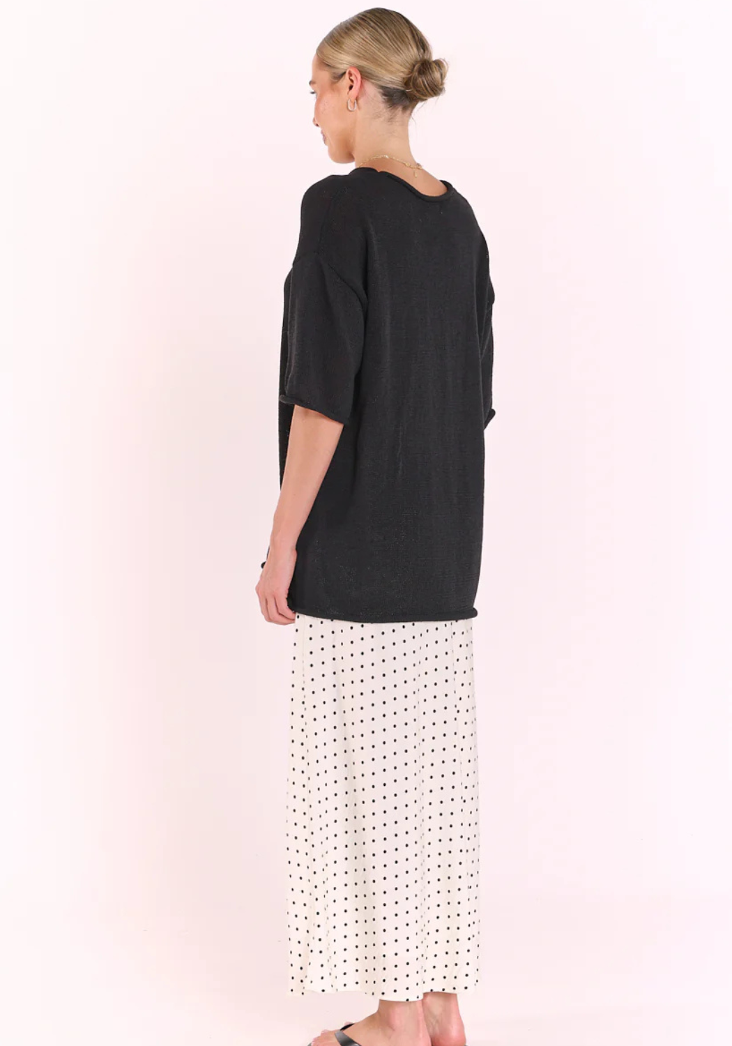 FEATHER + NOISE HARPER SKIRT - BLACK SPOT