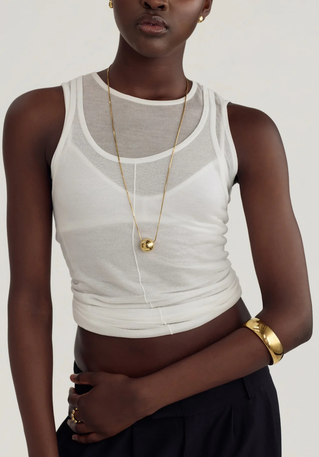 CENDRE FRANKIE BANGLE - 18K GOLD