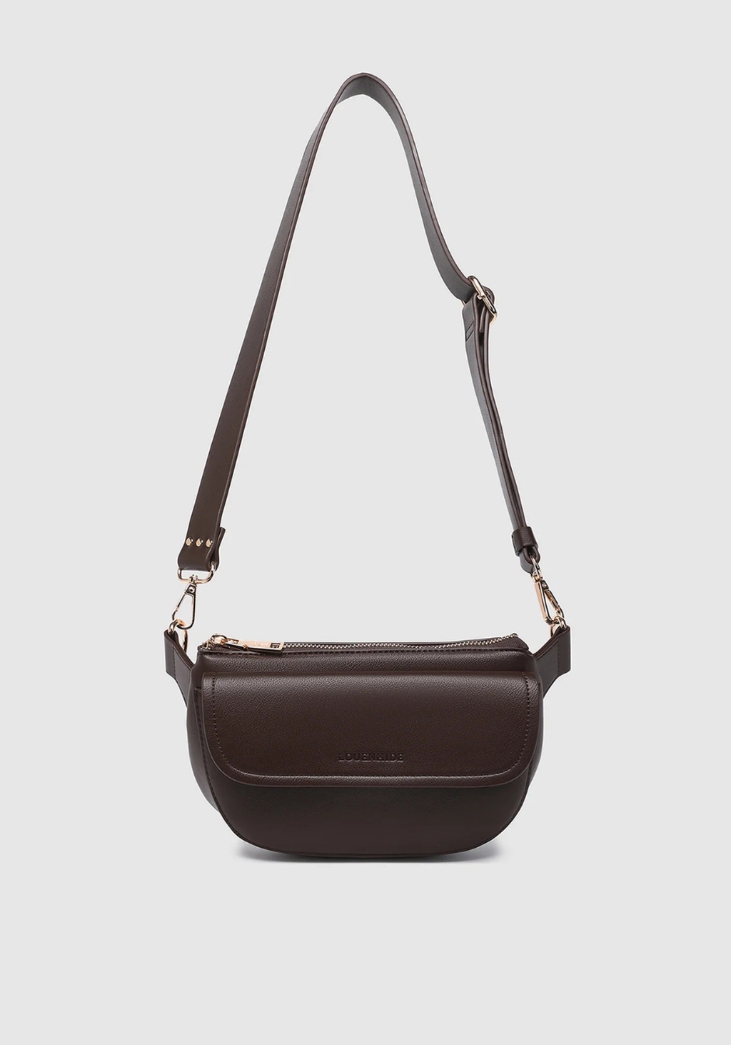 LOUENHIDE LOLA BELT BAG - CHOCOLATE