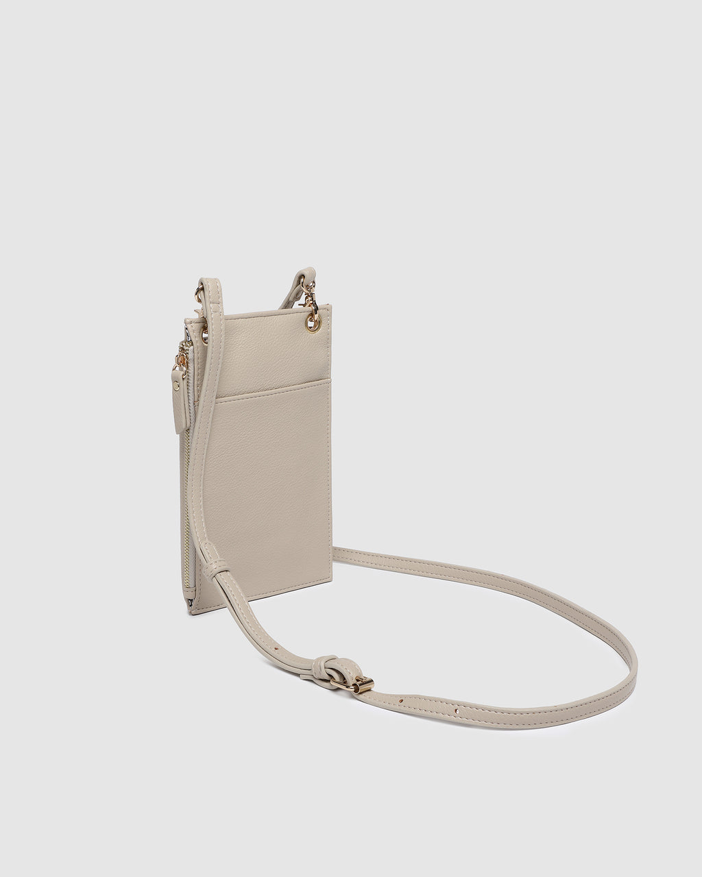 LOUENHIDE SUKI PHONE BAG - ALMOND