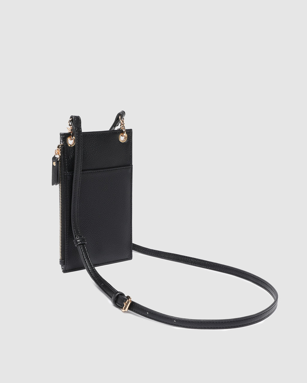 LOUENHIDE SUKI PHONE BAG - BLACK