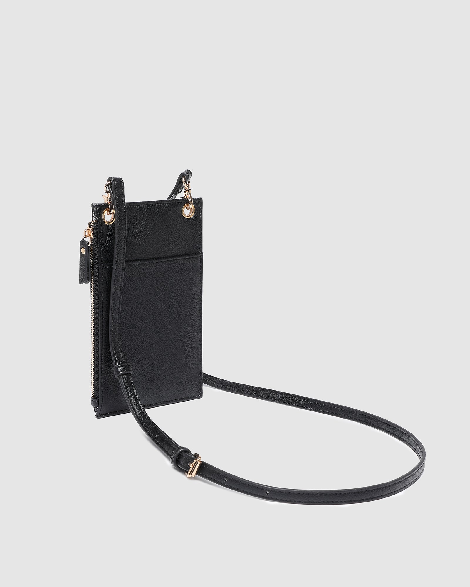 LOUENHIDE SUKI PHONE BAG - BLACK