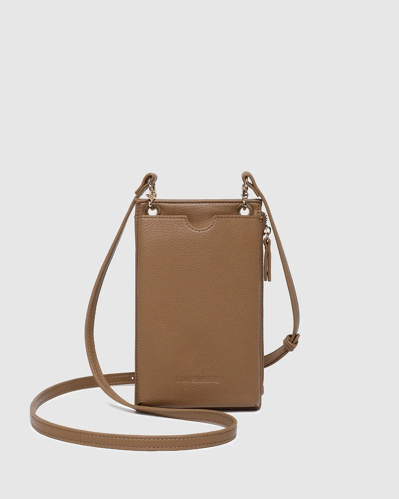 LOUENHIDE SUKI PHONE BAG -  CARAMEL