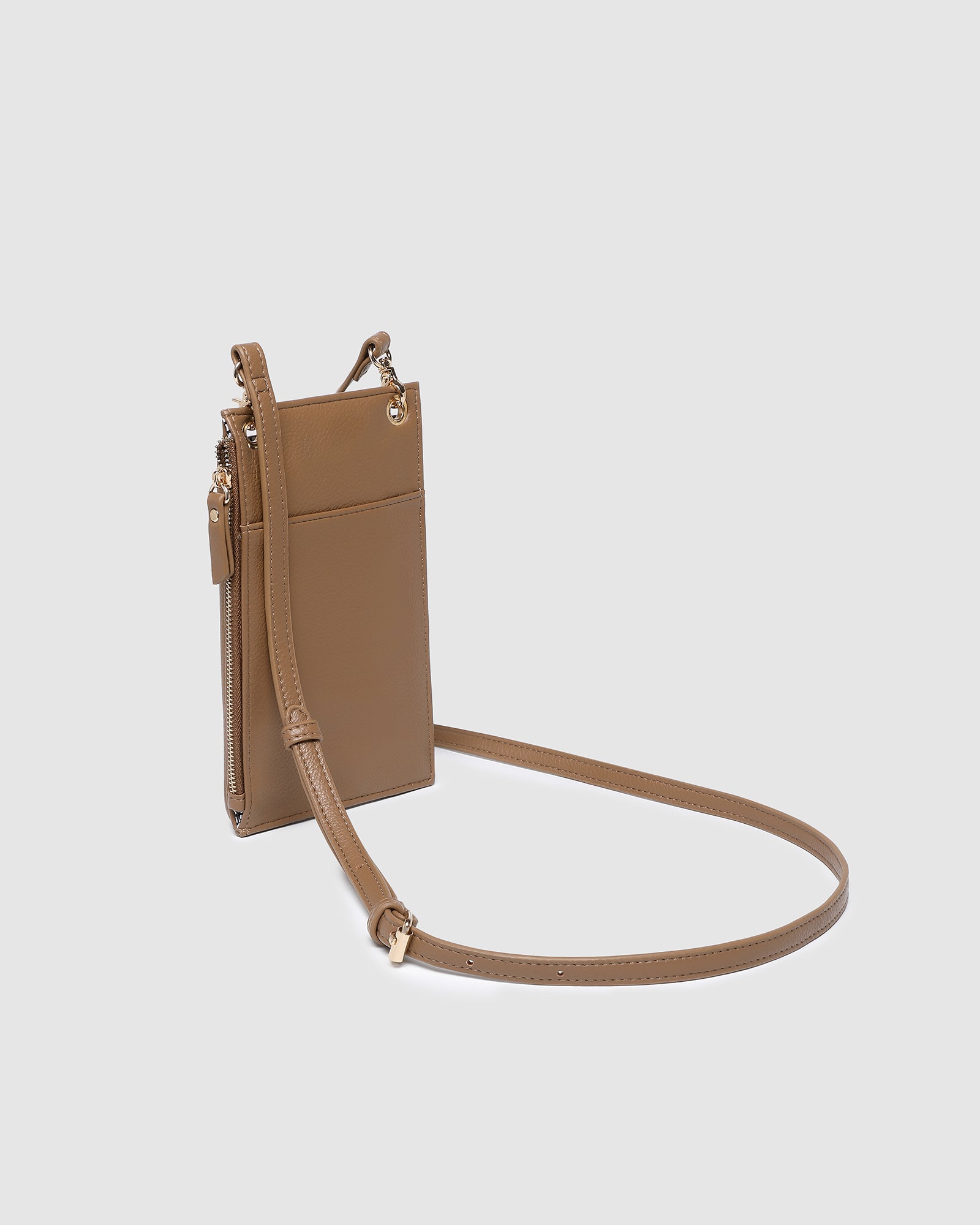 LOUENHIDE SUKI PHONE BAG -  CARAMEL