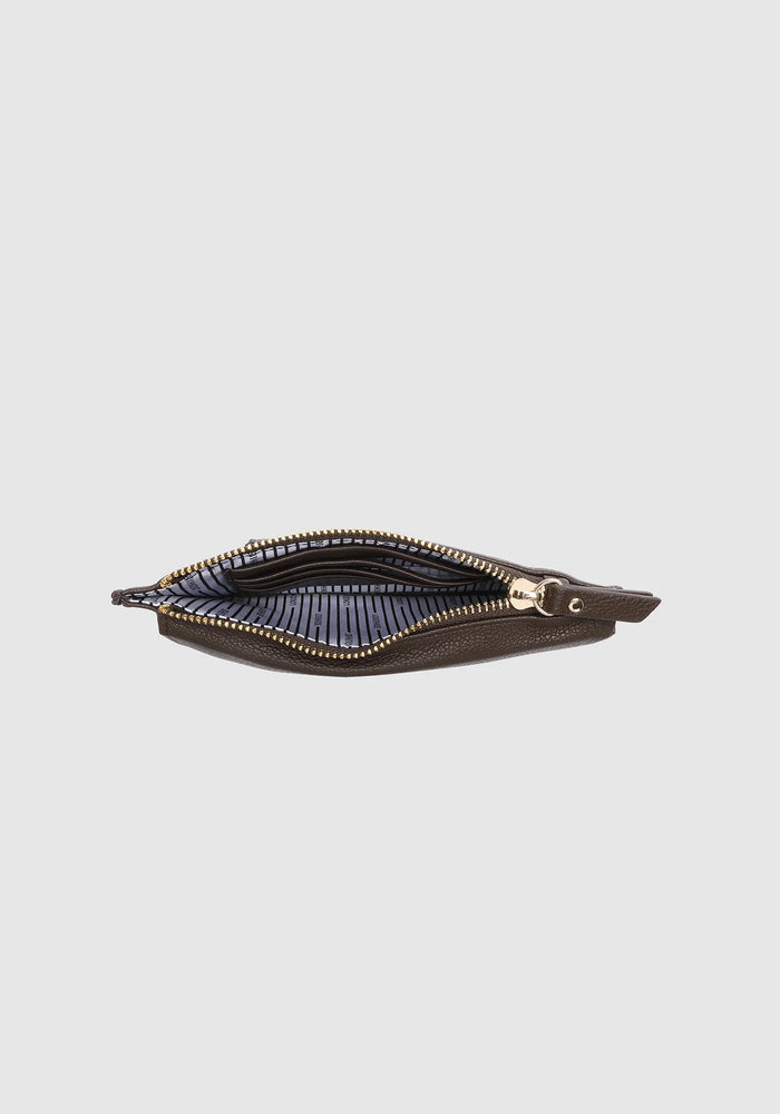 LOUENHIDE SUKI PHONE BAG - CHOCOLATE