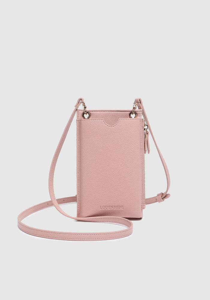 LOUENHIDE SUKI PHONE BAG -  DUSTY PINK