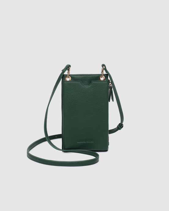 LOUENHIDE SUKI PHONE BAG -  FOREST GREEN