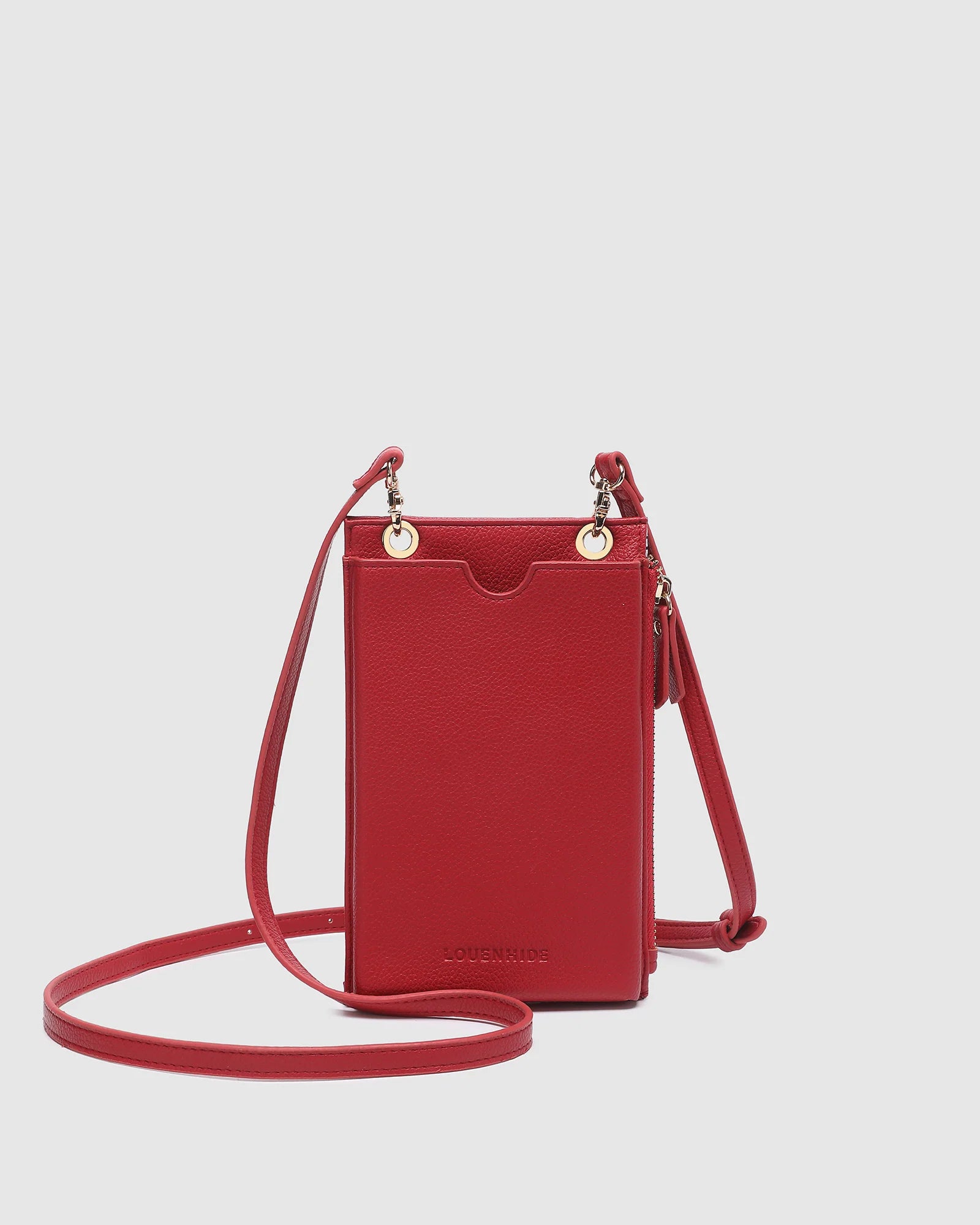 LOUENHIDE SUKI PHONE BAG -  RED