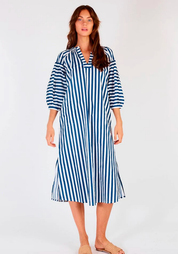 ITAMI SAKANTO KAFTAN - BLUE STRIPE