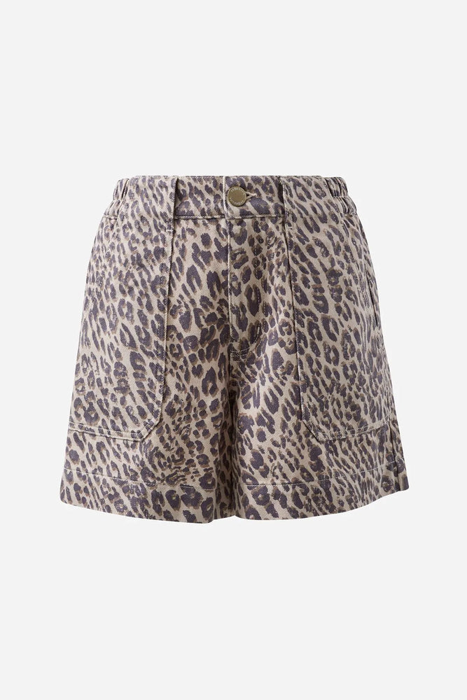 Load image into Gallery viewer, CERES LIFE WEEKENDER SHORT - LEOPARD