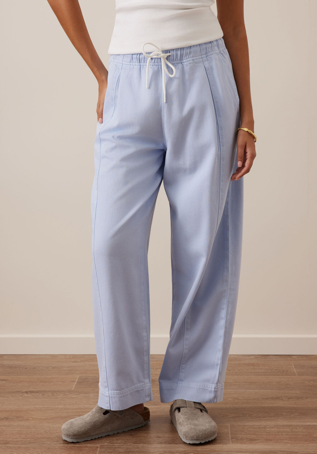 CERES LIFE JESSIE BARREL PANT - CHINA BLUE