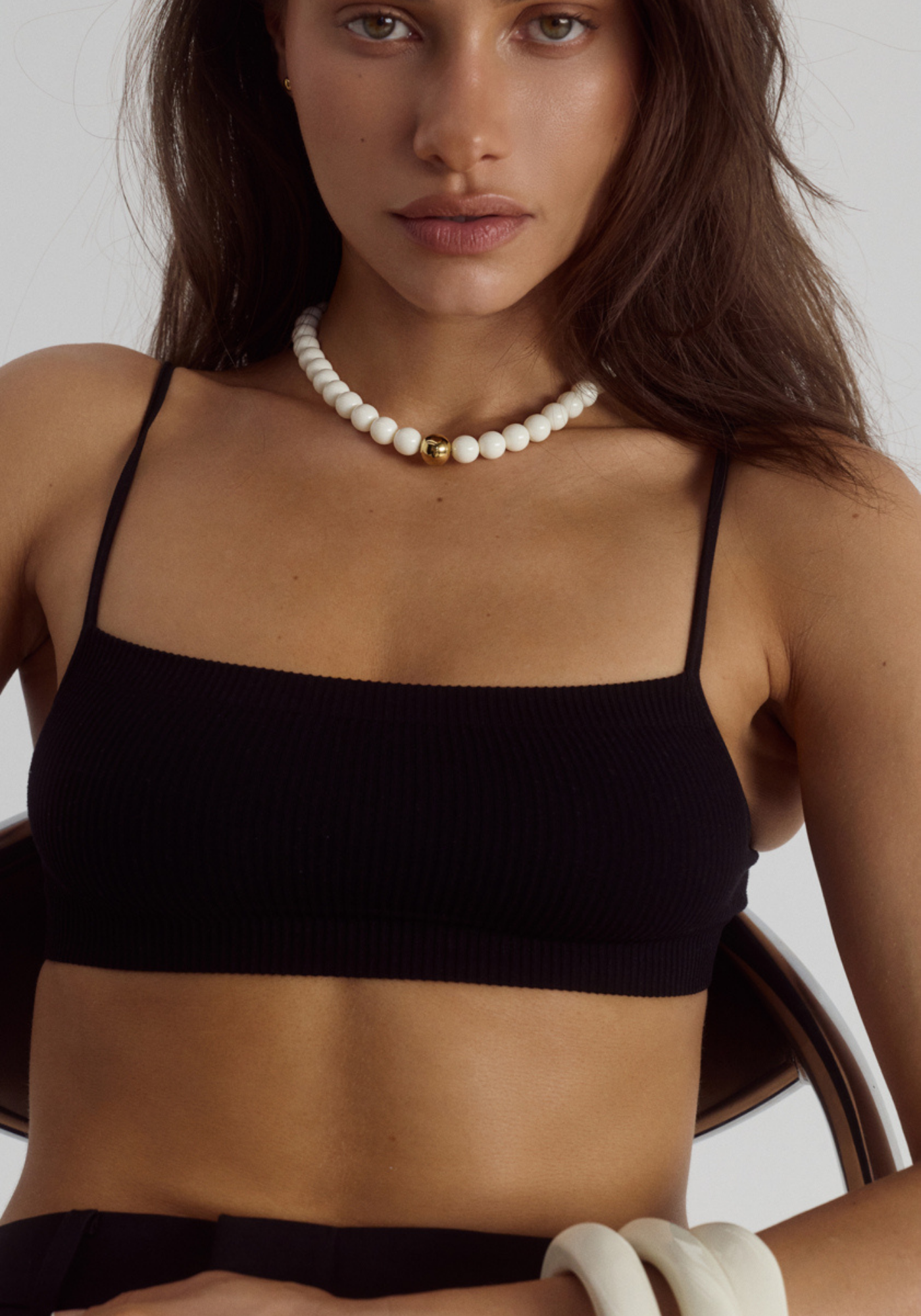 CENDRE PRUDENCE NECKLACE - IVORY