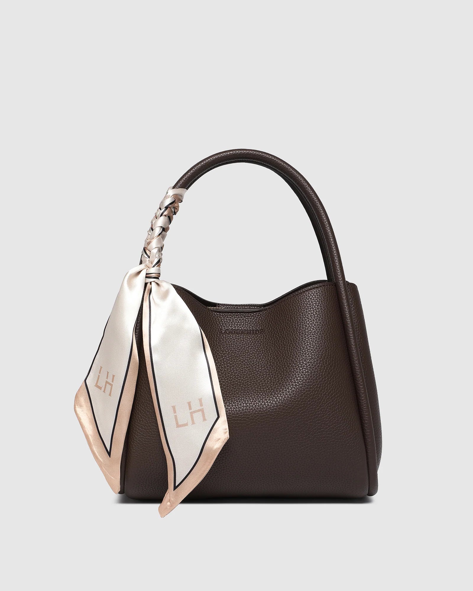 LOUENHIDE STEFFIE MINI TOTE BAG - CHOCOLATE
