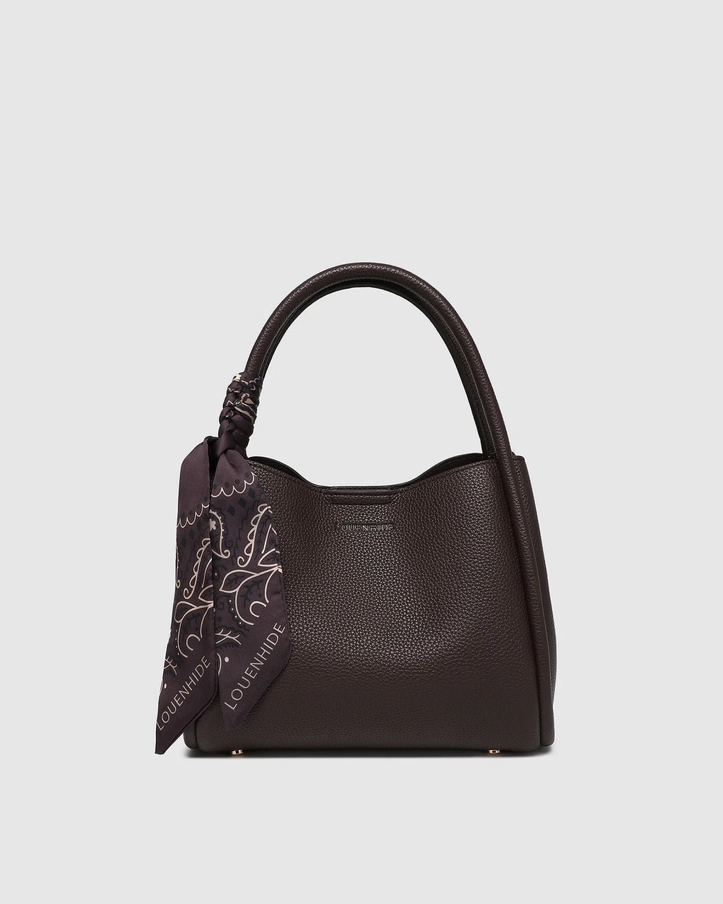 LOUENHIDE STEFFI MINI TOTE BAG - CHOCOLATE