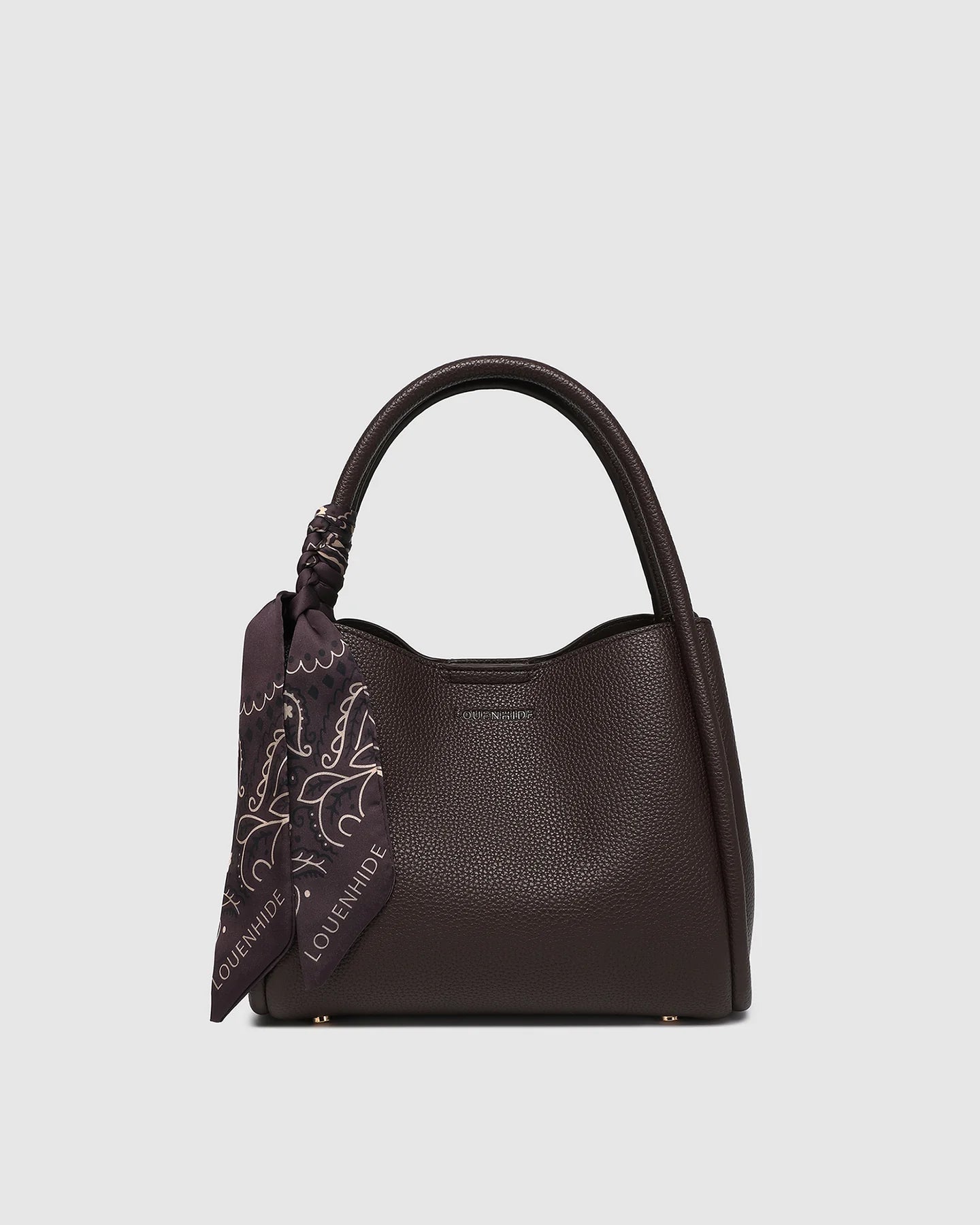 LOUENHIDE STEFFI MINI TOTE BAG - CHOCOLATE