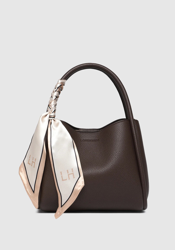 LOUENHIDE STEFFIE MINI TOTE BAG - CHOCOLATE