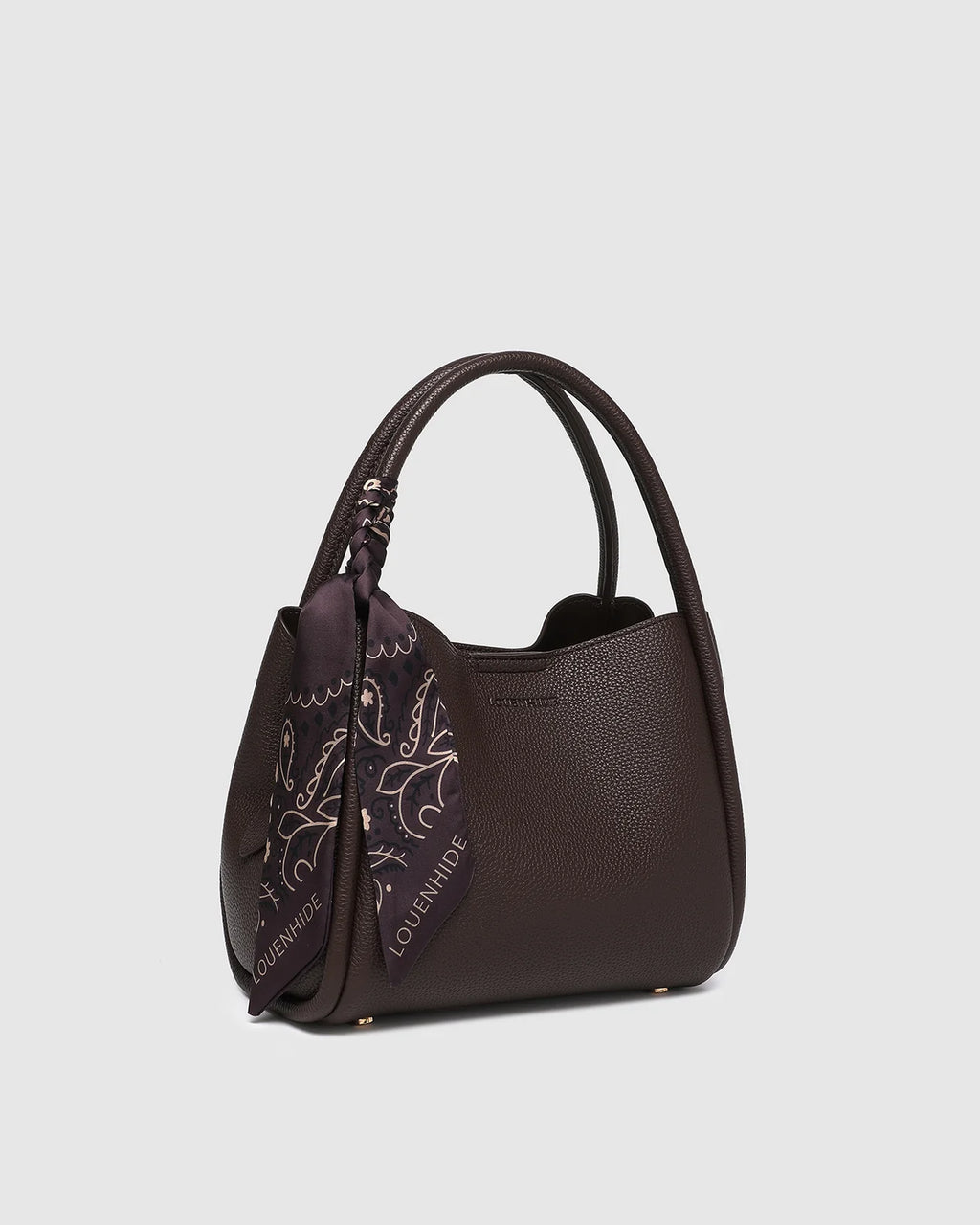 LOUENHIDE STEFFI MINI TOTE BAG - CHOCOLATE