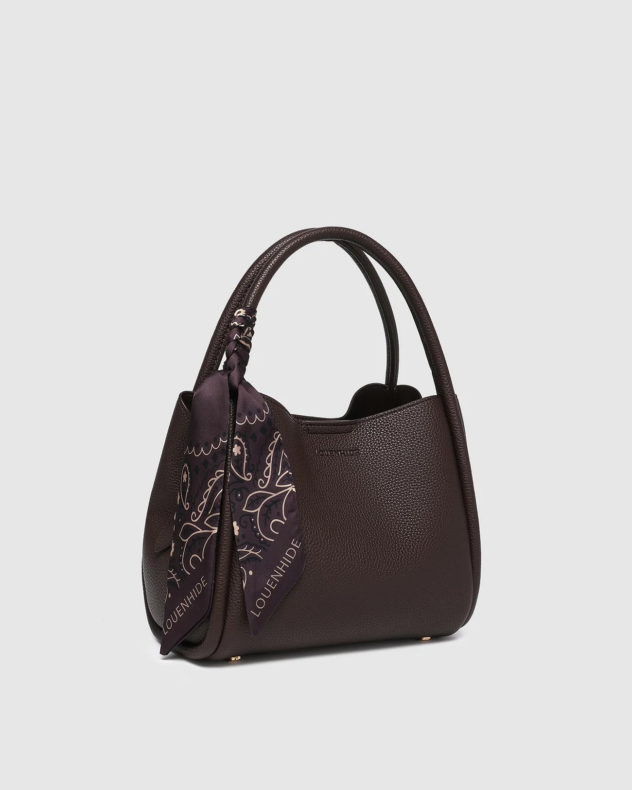 LOUENHIDE STEFFI MINI TOTE BAG - CHOCOLATE