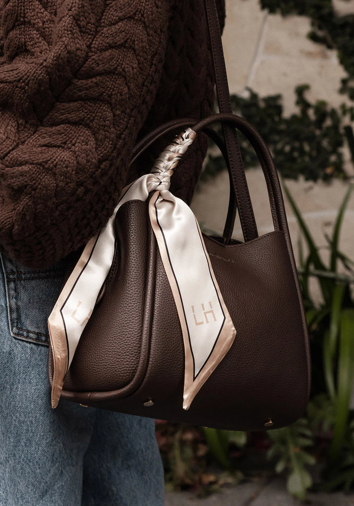LOUENHIDE STEFFIE MINI TOTE BAG - CHOCOLATE