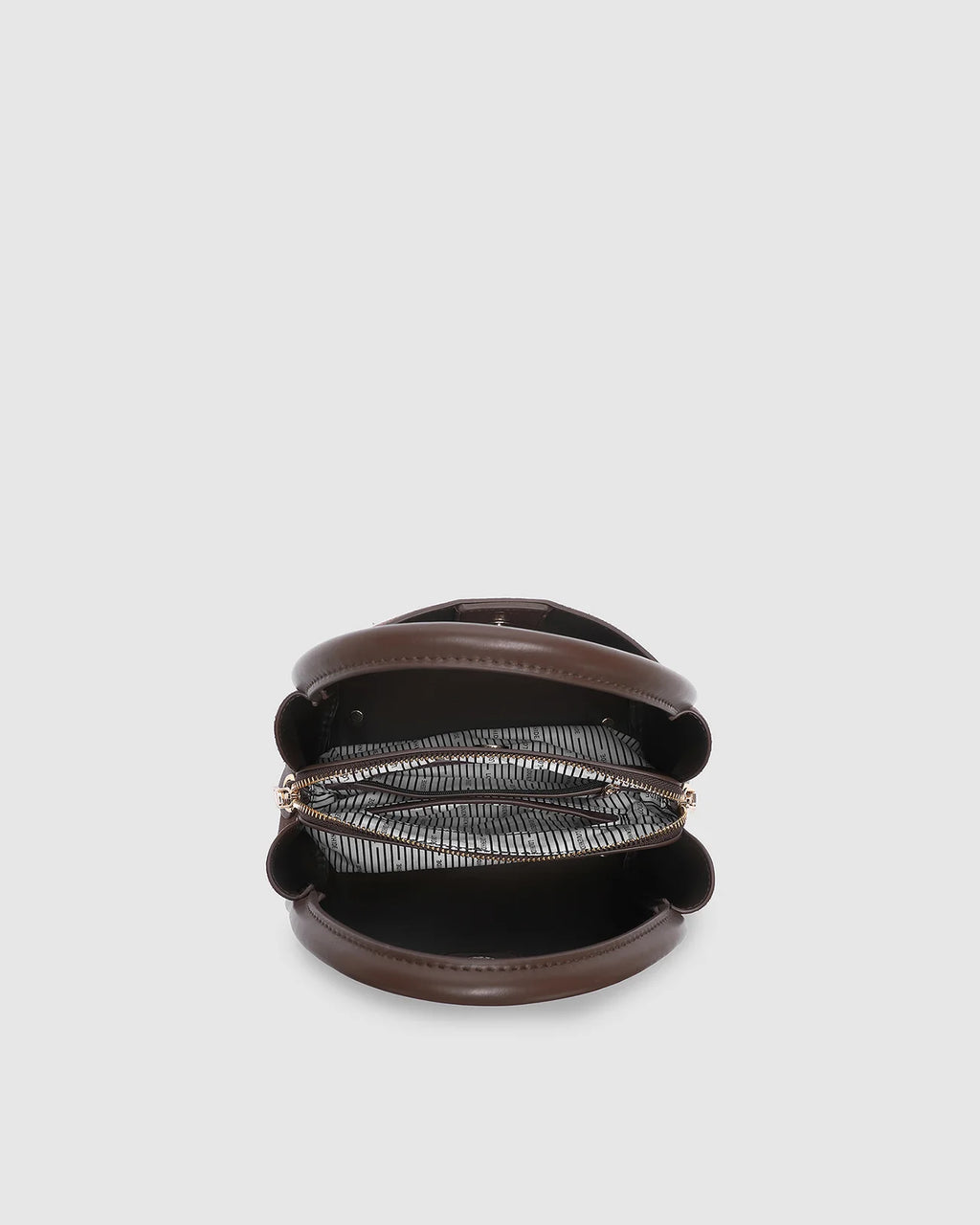 LOUENHIDE STEFFIE SUEDETTE MINI TOTE BAG - CHOCOLATE