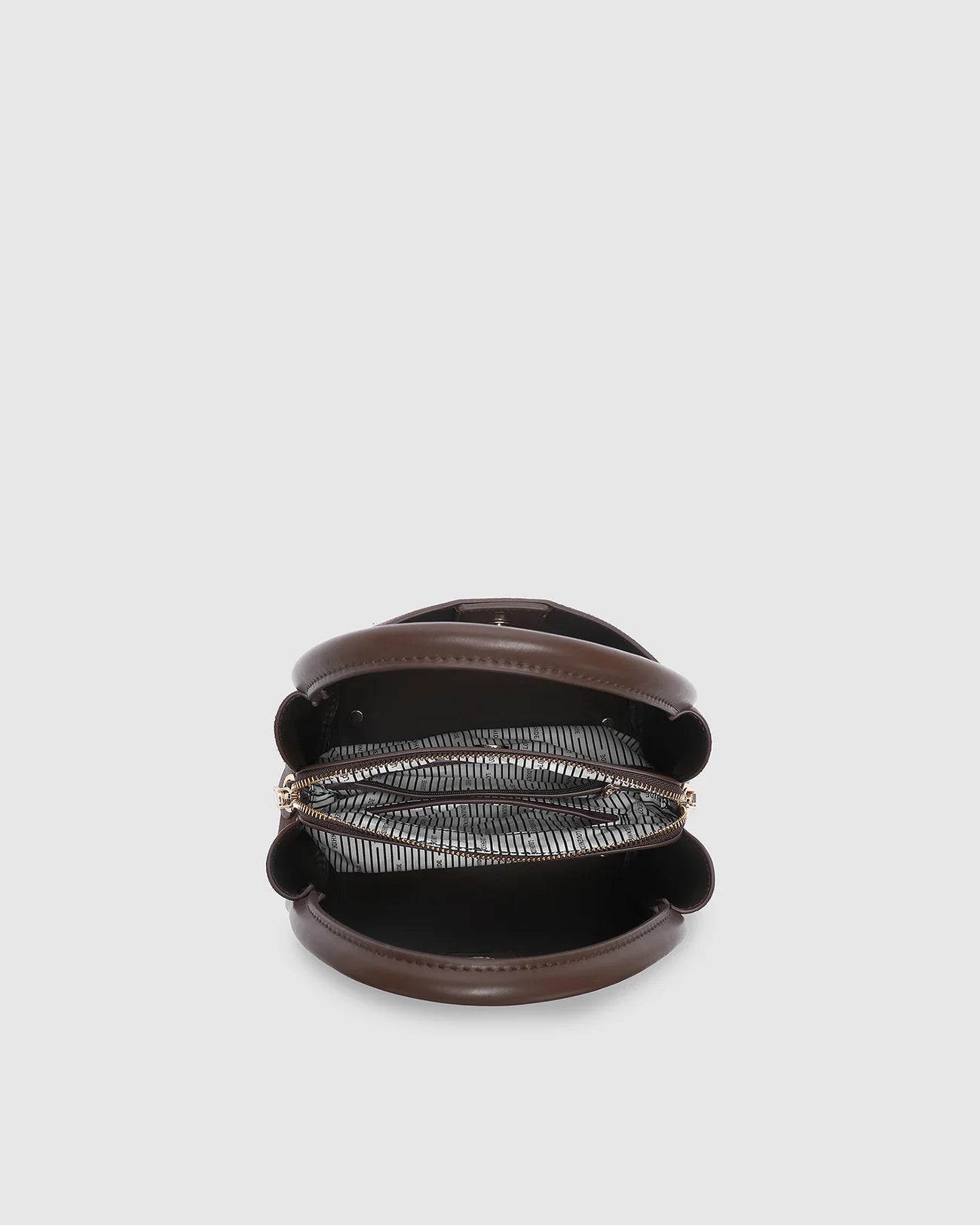 LOUENHIDE STEFFIE SUEDETTE MINI TOTE BAG - CHOCOLATE