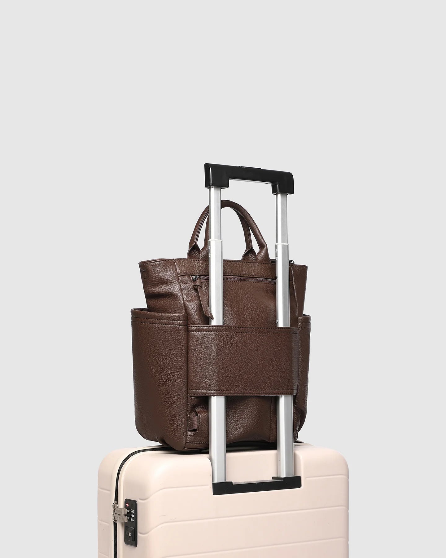 LOUENHIDE BABY BRONX BACKPACK - CHOCOLATE