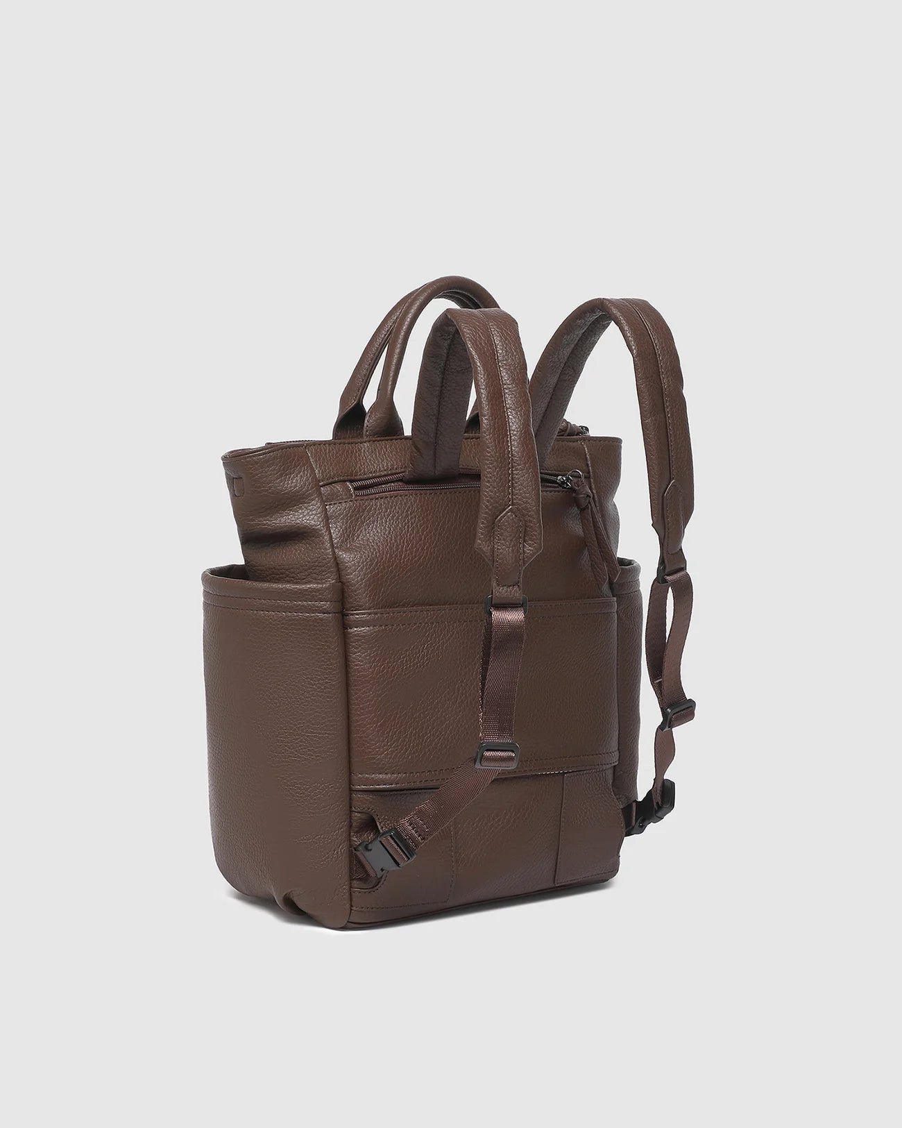 LOUENHIDE BABY BRONX BACKPACK - CHOCOLATE