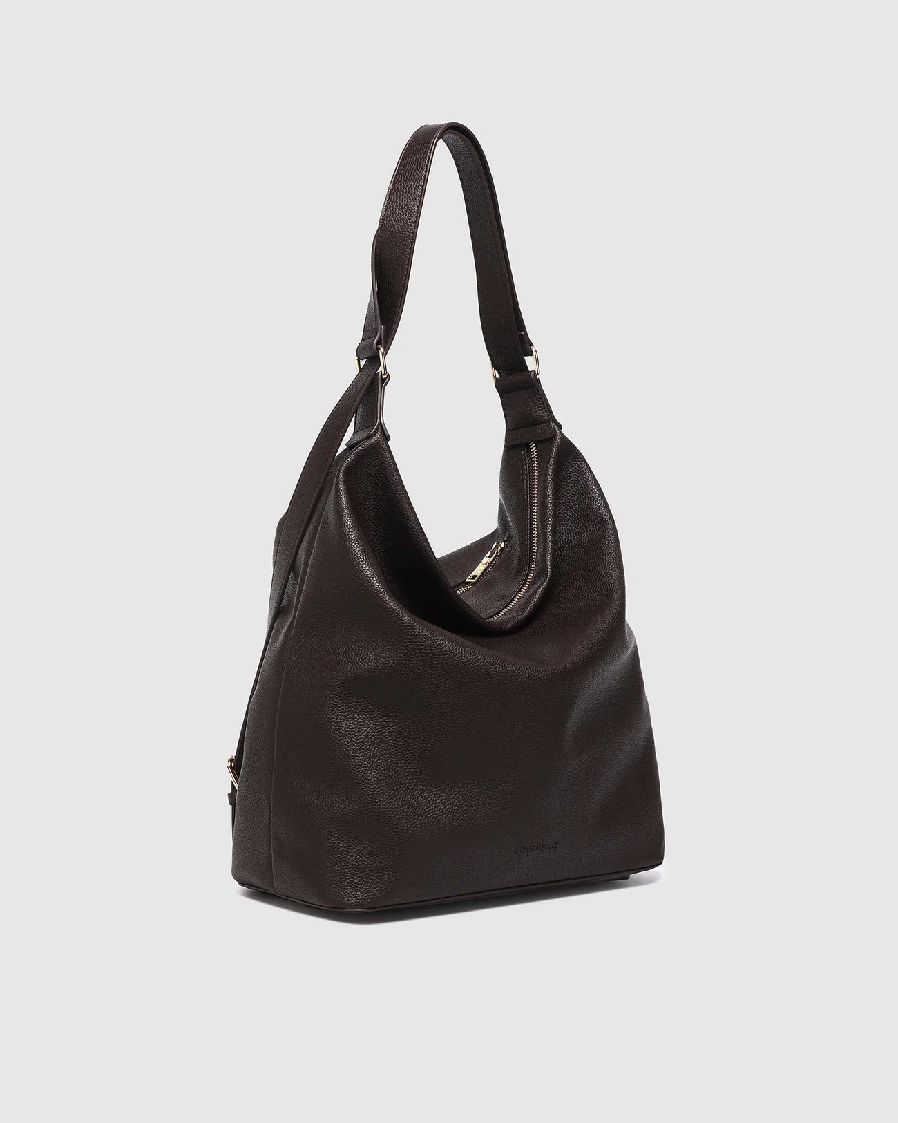 LOUENHIDE MILEY CONVERTIBLE BACKPACK - CHOCOLATE