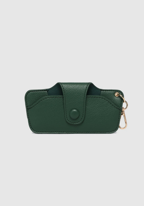 LOUENHIDE SKITTLE SUNGLASS CASE - FOREST GREEN