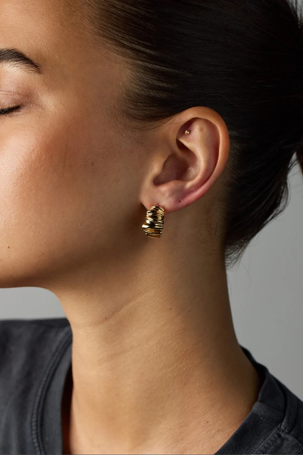 ZAFINO LOTTIE EARRING - GOLD
