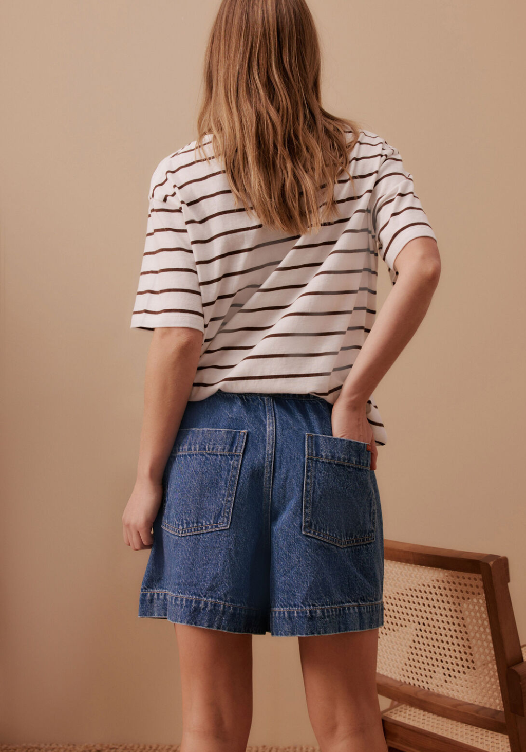 CERES LIFE DARCY RELAXED EVERYDAY SHORT - FRESH INDIGO