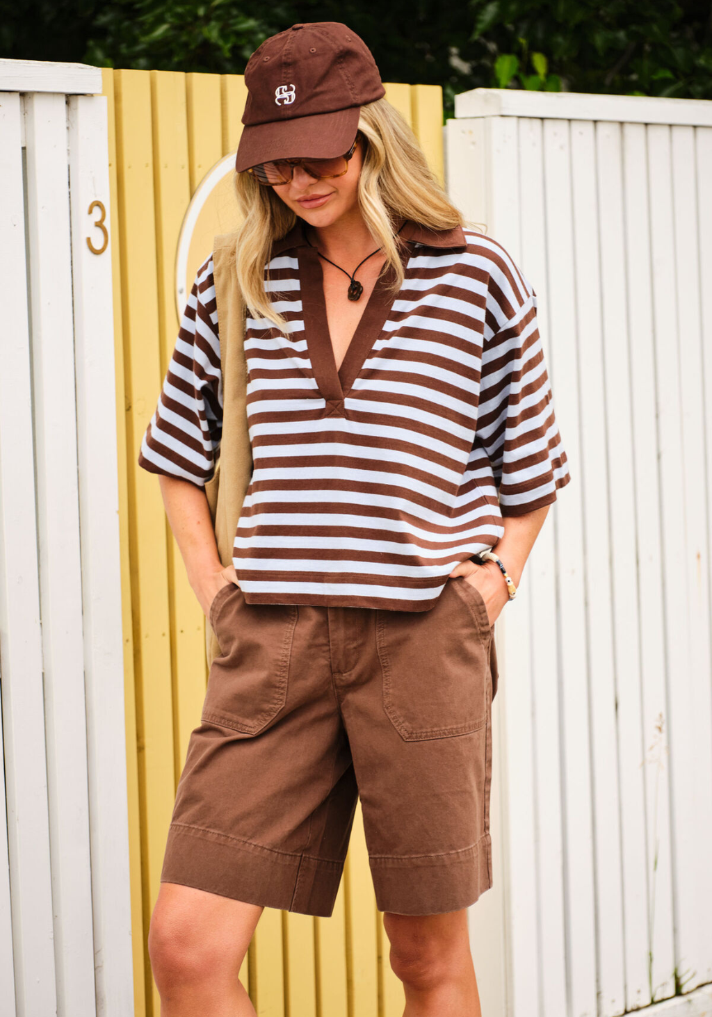 CERES LIFE BRONTE SHORT - WINTER CHOCOLATE