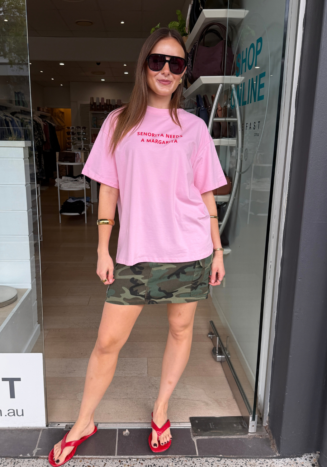 BY FRANKIE PATCHWORK MINI SKIRT - CAMO